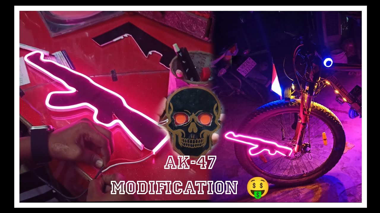 Cycle Mein 🔥 New Ak-47 Modification 🤑||Haiest boy||