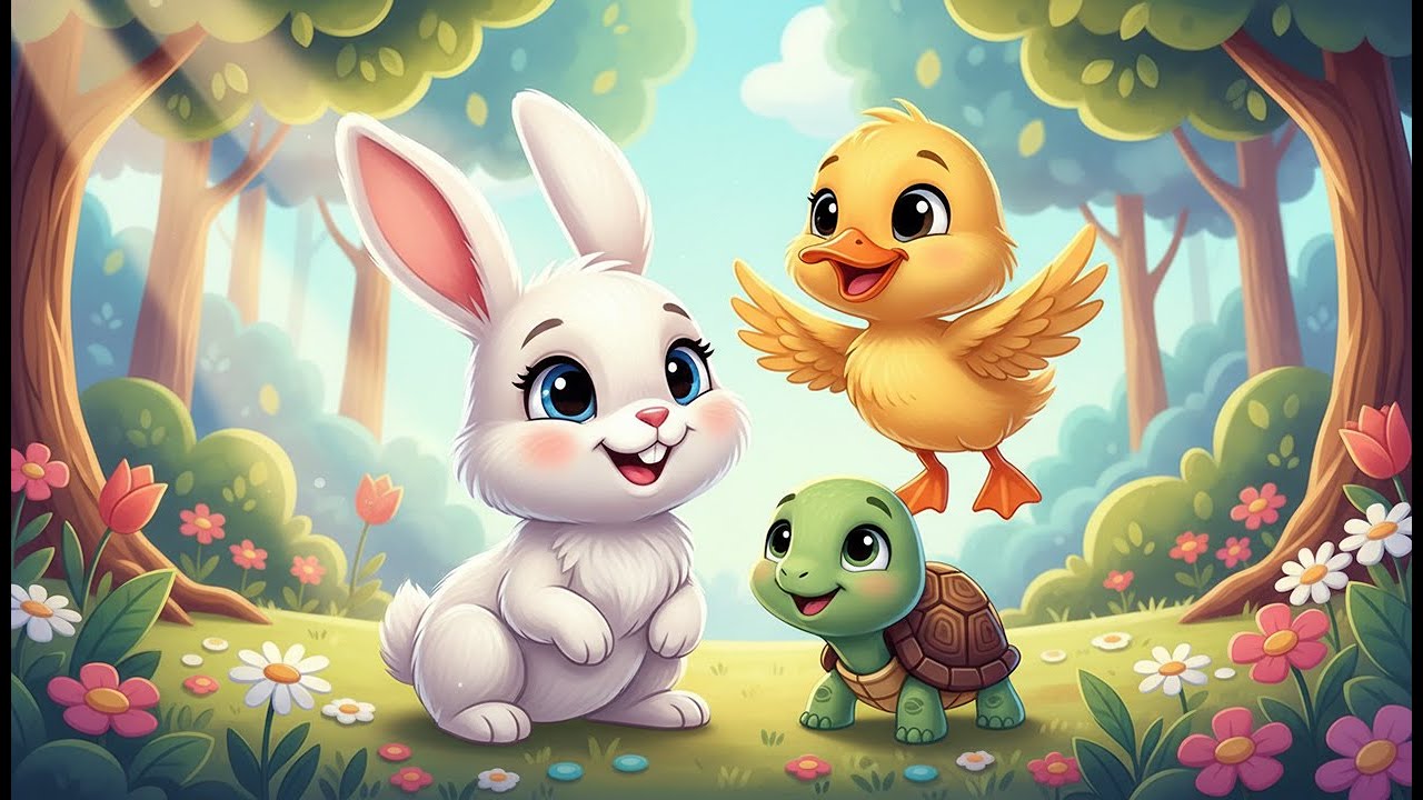 Маленький кролик, который научился ждать 🐰🌿Детская поучительная история о командной работе и добр...