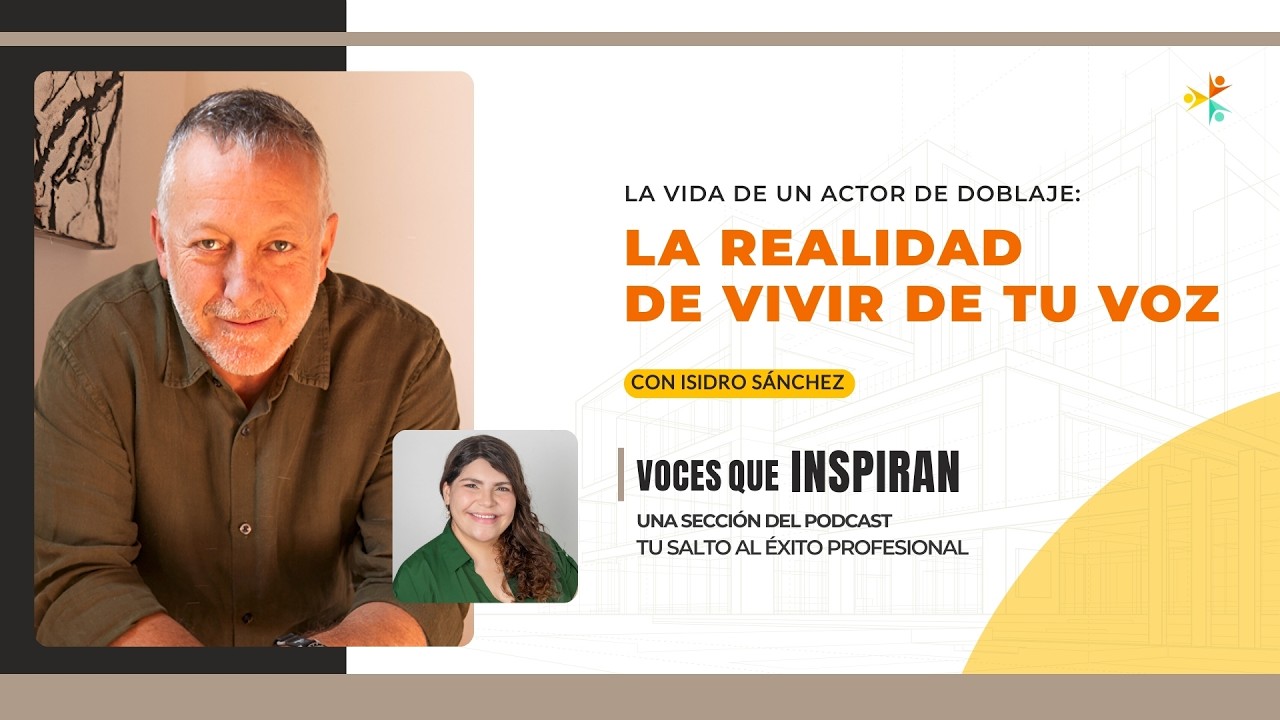 Ep 49 | La vida de un actor de doblaje: la realidad de vivir de tu voz con Isidro Sánchez