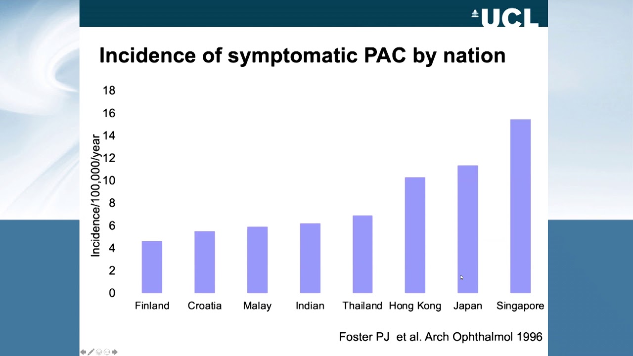 PACG: Epidemiology, prevalence and anatomical risk factors.Do we need to change the classification?