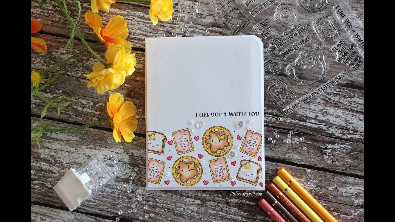 One layer LOVE and FRIENDSHIP card