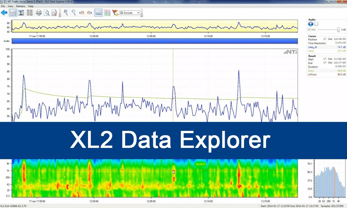 NTi Audio: XL2 Data Explorer