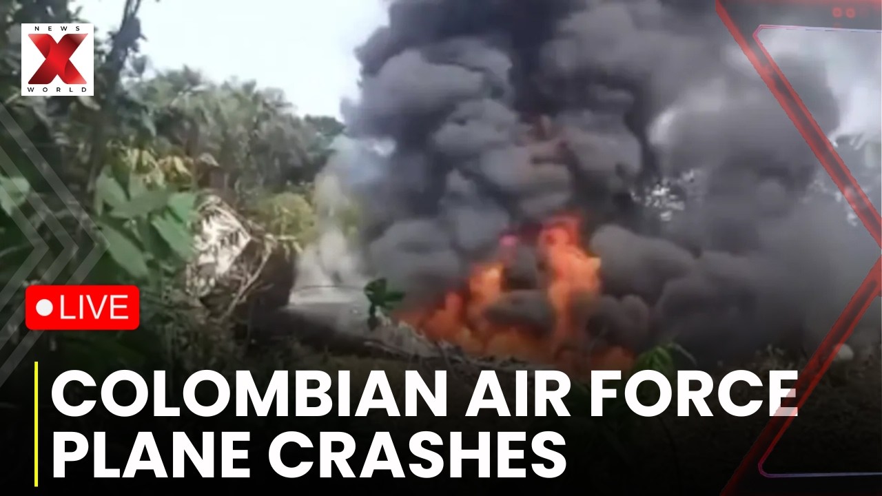 Colombian Air Force Plane Crash LIVE: Military Plane Carrying Dozens of Soldiers Crashes in Colombia