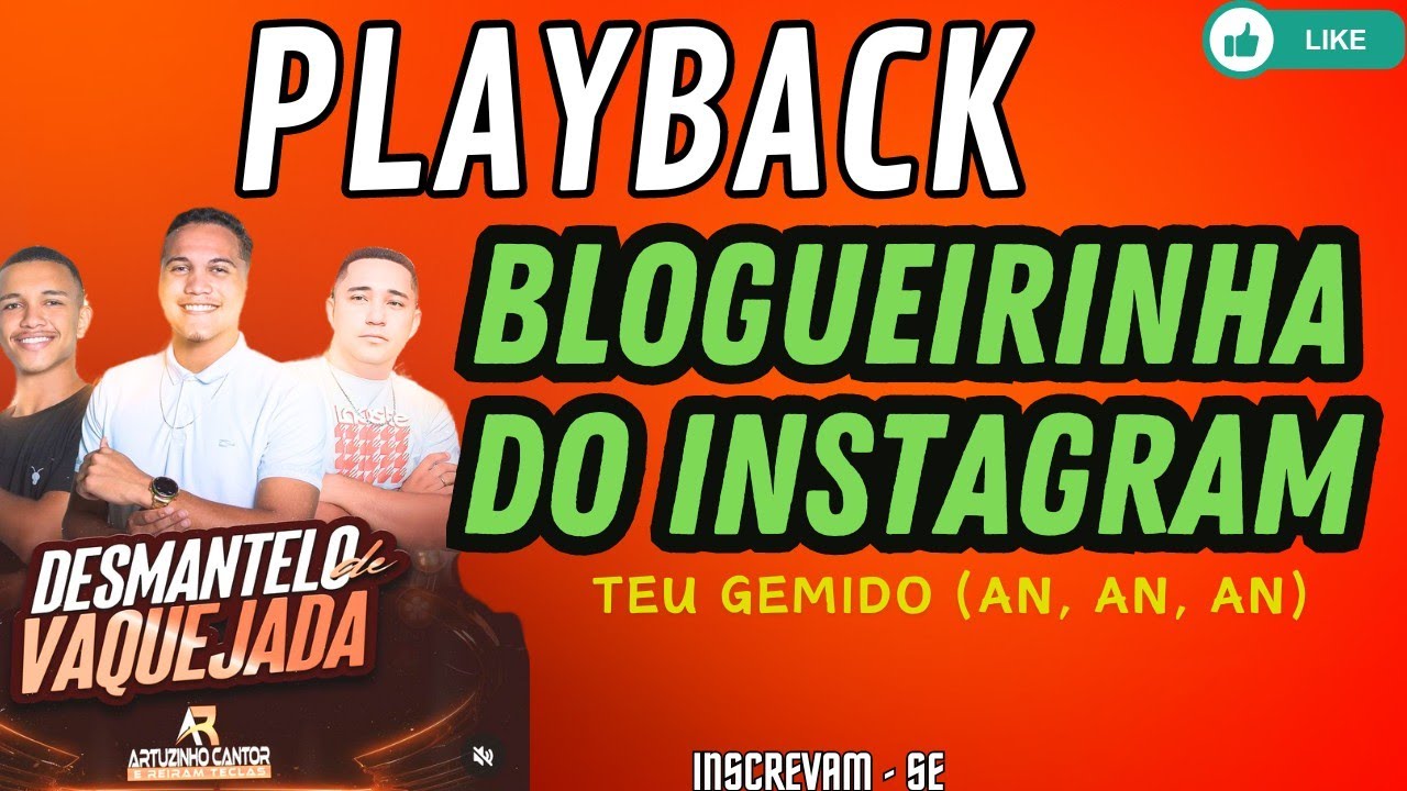 PLAYBACK BLOGUEIRINHA DO INSTAGRAM - RITMO DO ARTUZINHO CANTOR 😎💥 #forronoteclado #vaquejada