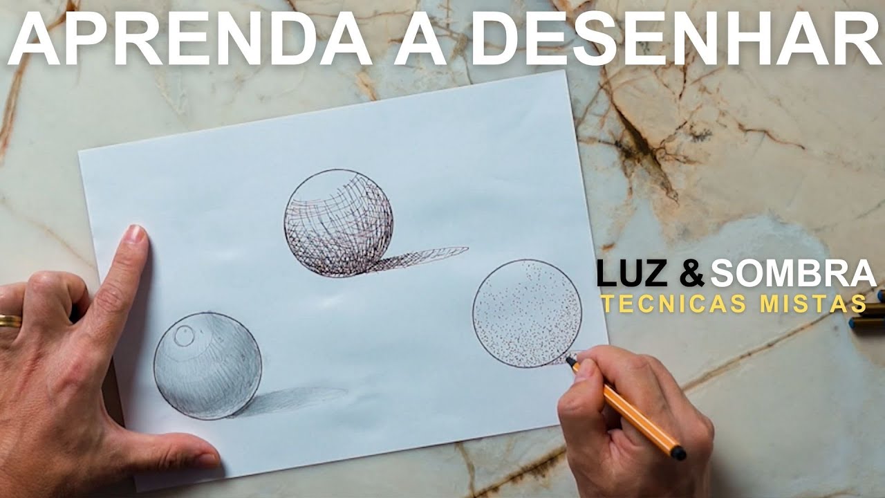 Aprenda a fazer Luz e sombra, a técnica correta para deixar os seus desenhos mais reais!