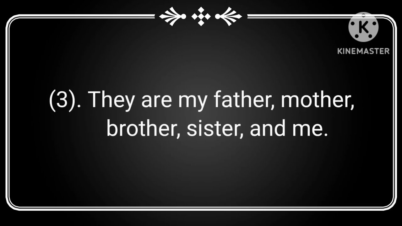 10 Lines Essay on My Family in english | My Family essay in english | My Family essay for students