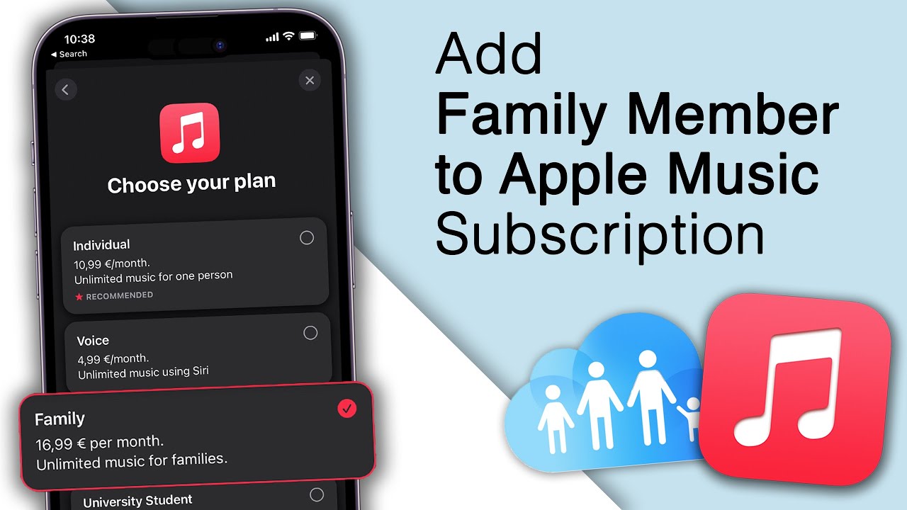 How to Add Family Member to your Apple Music Subscription! [iOS]