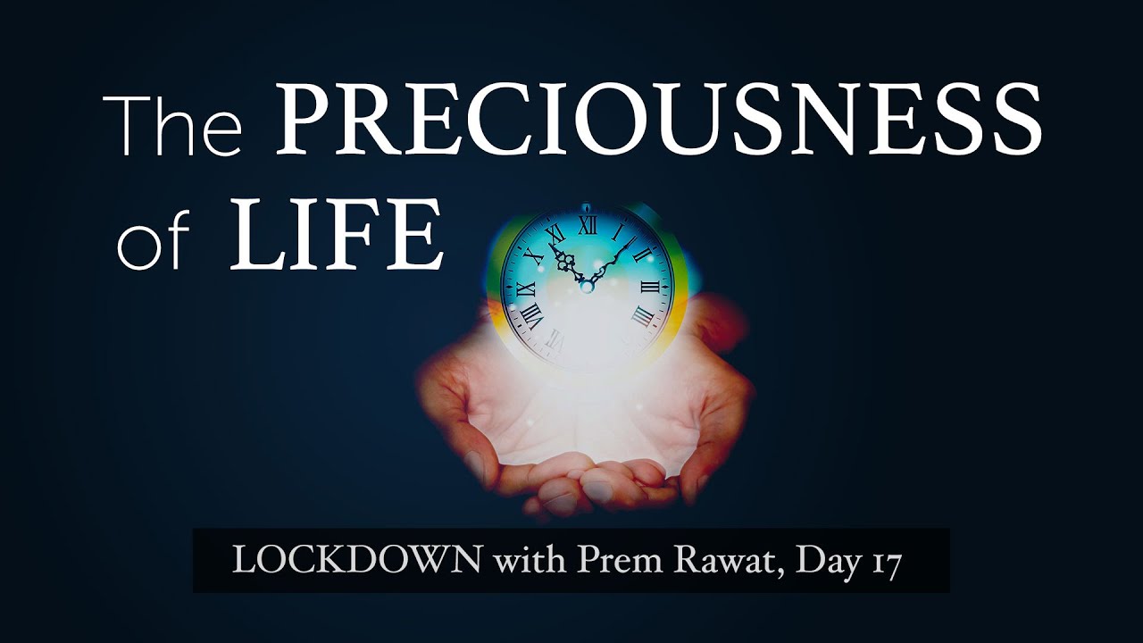 Lockdown Day 17 with Prem Rawat - The preciousness of life