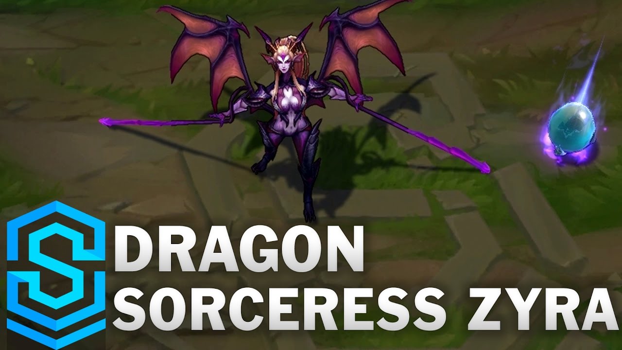 Dragon Sorceress Zyra Skin Spotlight - League of Legends