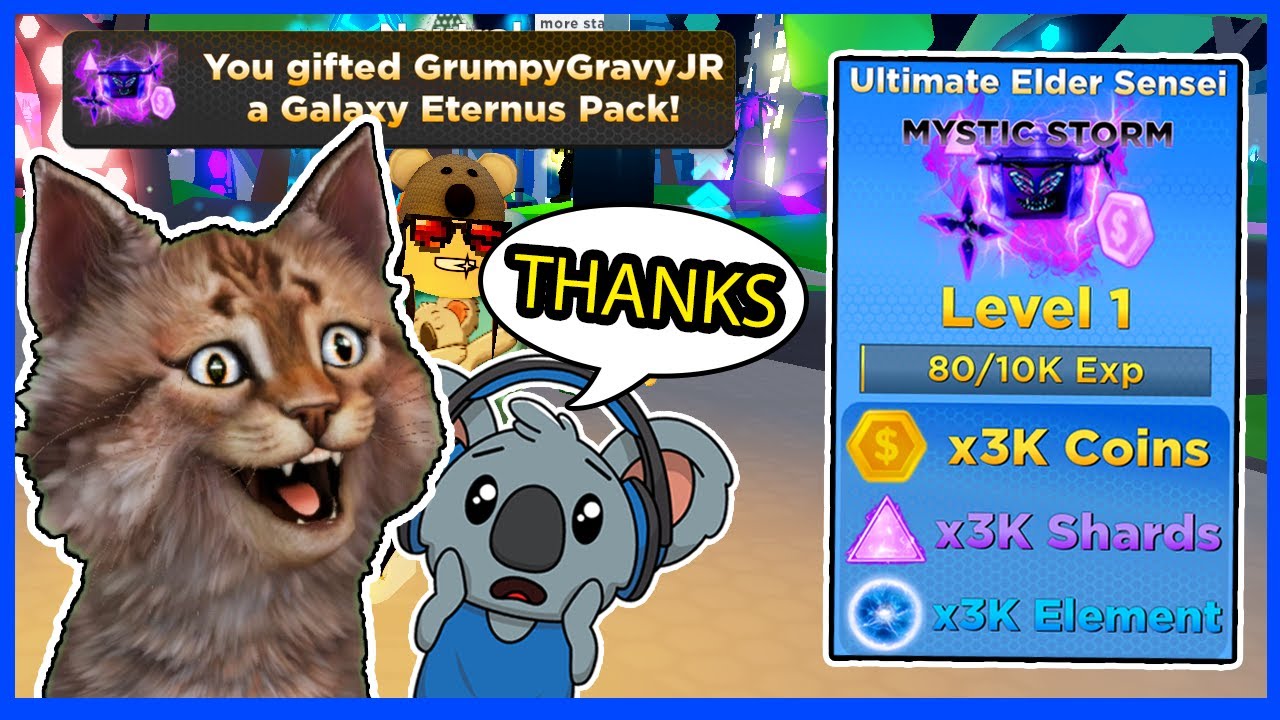 Gravycatman Gave Me The Best Pets in Roblox Ninja Legends 2