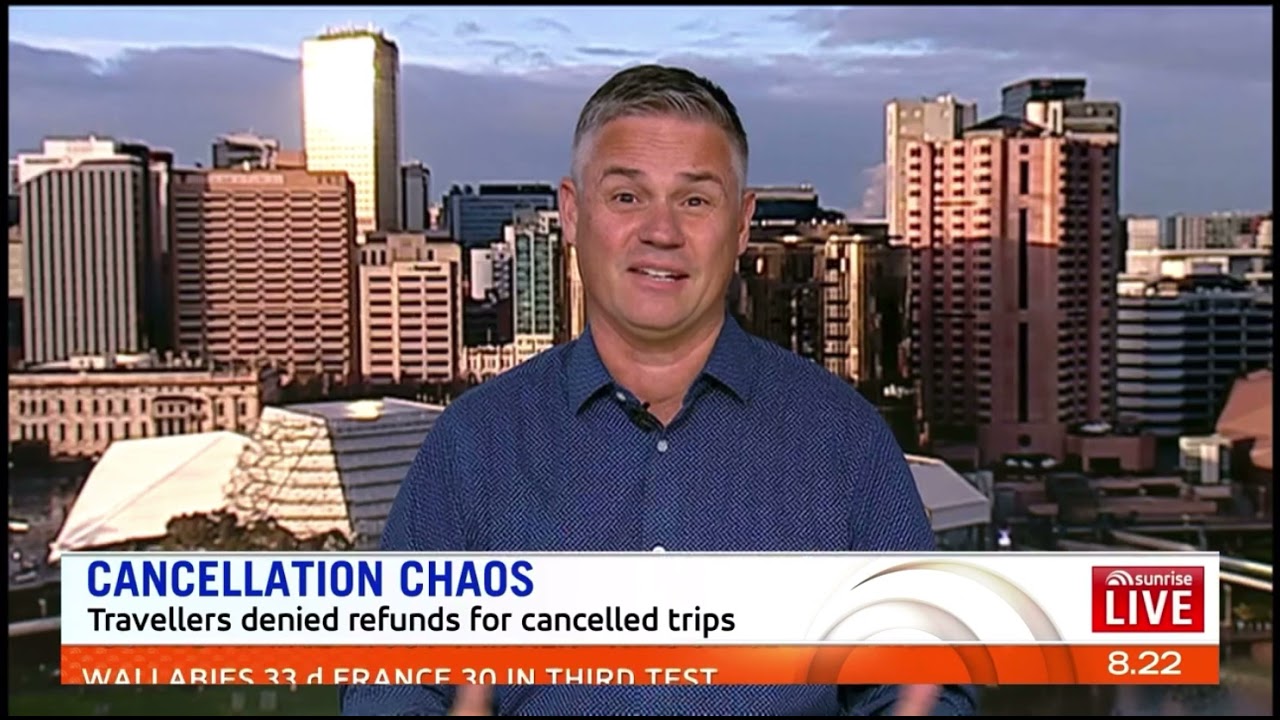 CATO chair Dennis Bunnik on Weekend Sunrise 18/7/2021 to discuss travel credits versus refunds.