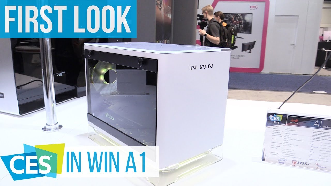 In Win A1 Case with QI-Charging (English) #CES2018