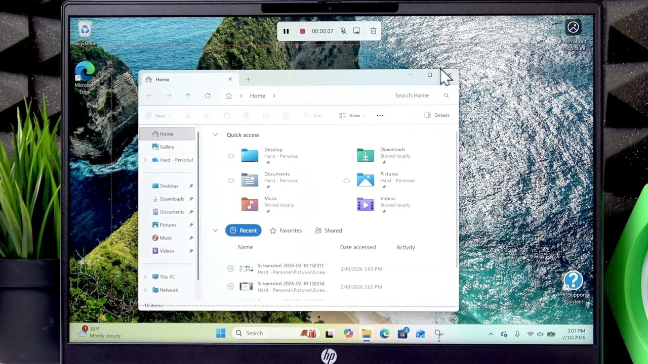 HP Pavilion 16'da Ekran Kaydı Nasıl Yapılır