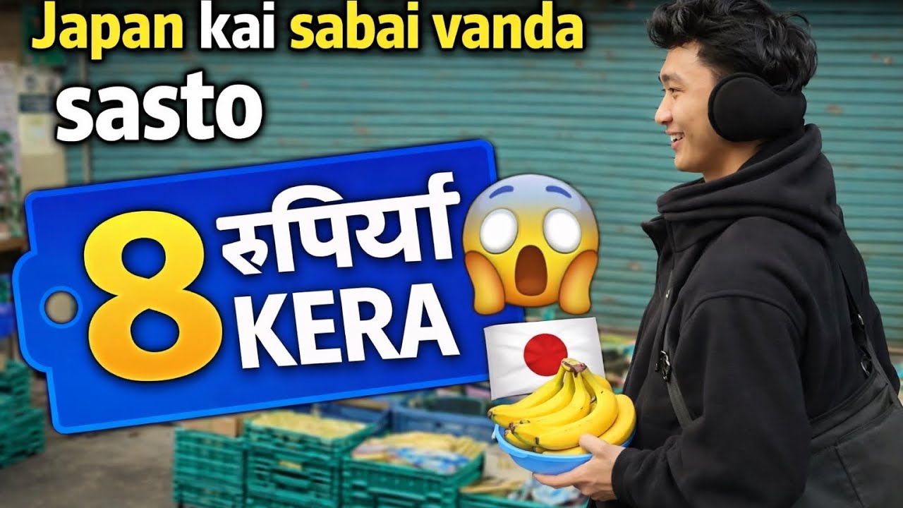 Japan ma yeti sasto KERA? 😲 Real Price Revealed #egvlog