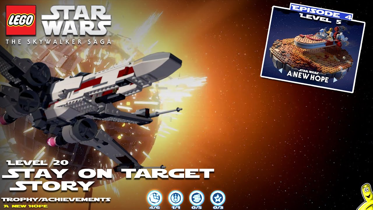 Lego Star Wars The Skywalker Saga: Уровень 20 Stay on Target STORY - HTG