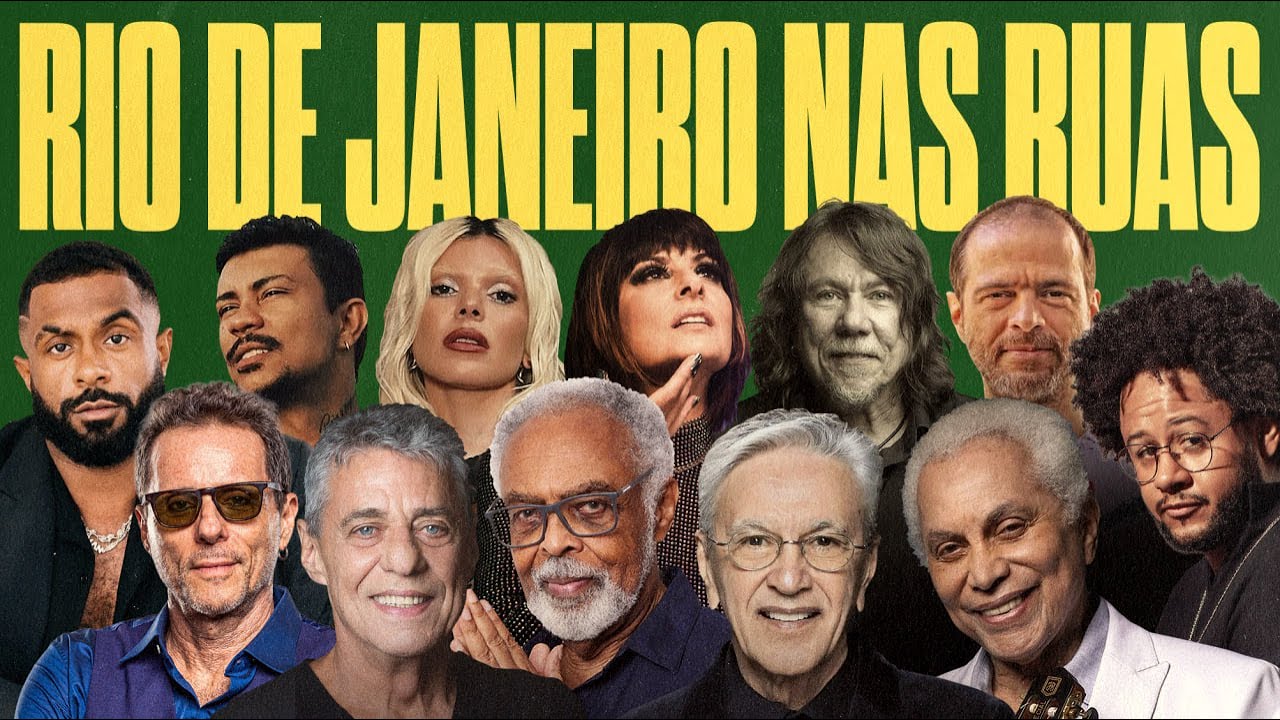 🔥Ato show em Copacabana com presen&ccedil;a de Caetano, Paulinho da Viola, Gil, Chico e muito mais!🔥