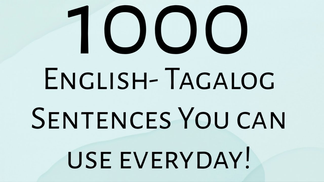 Madali Lang 'to, Promise! / Let's Practice Using these Sentences Everyday