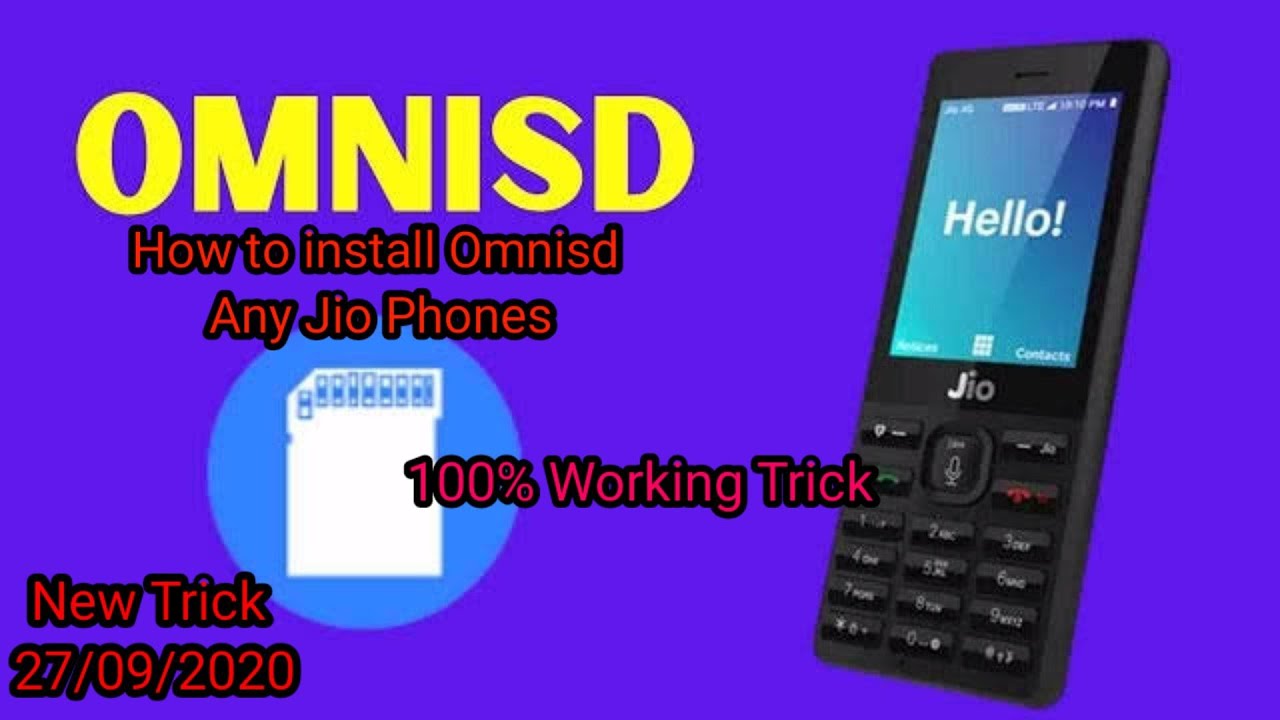 Omnisd 2020 install Trick All Jio phones