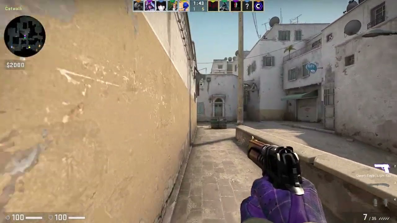 CSGO POV jeyN 33-21 | Coalesce vs ROYALS | Dust2 | ESEA Advanced Season 41 Europe