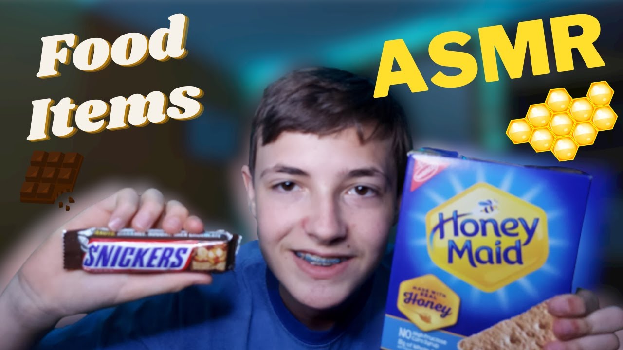 ASMR, But I Grabbed Some Snacks🍎 | ASMR Food 🍔Sounds To Sleep Too |