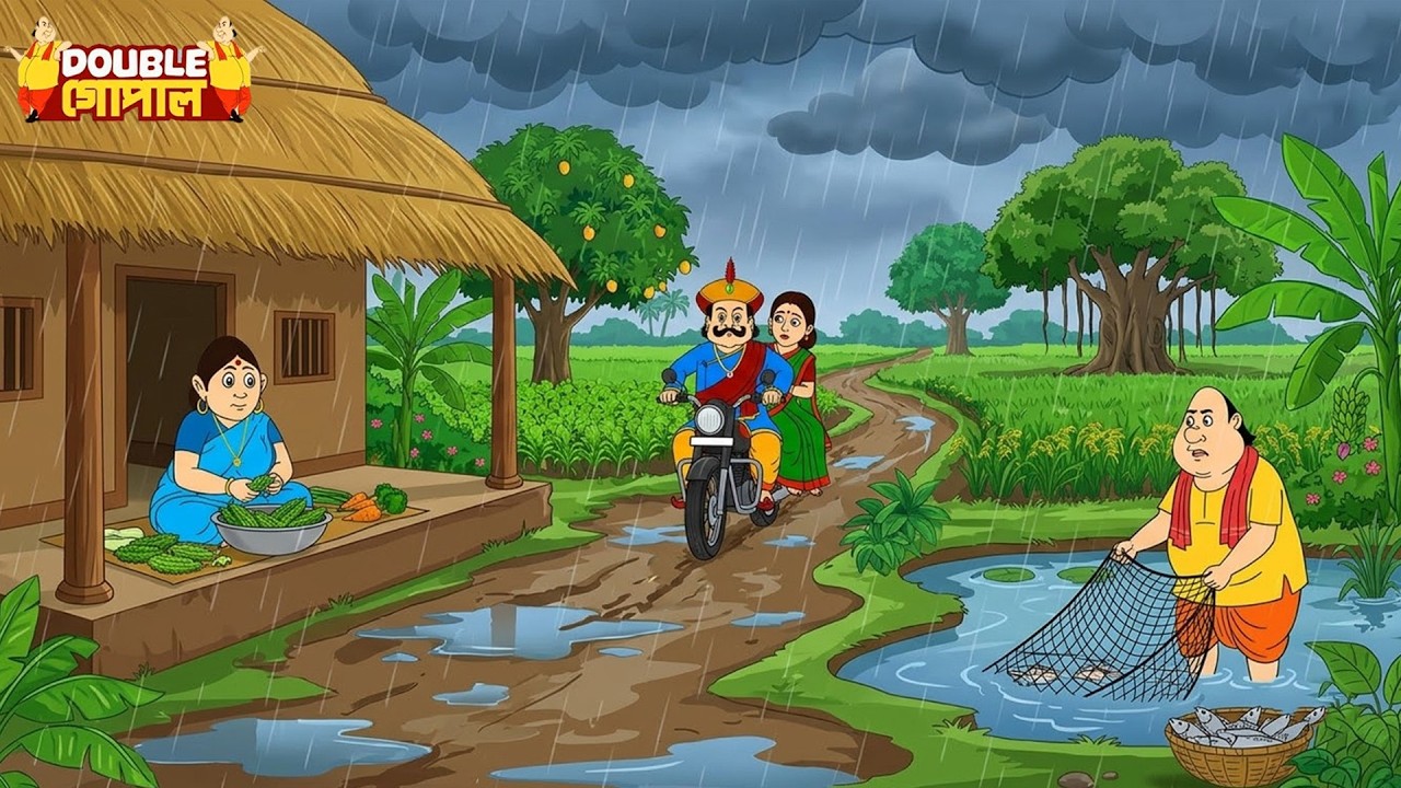 বৃষ্টিতে রাজা-রানি পৌঁছালেন গোপাল ভাঁড়ের গ্রামে | Gopal Bhar | New Episode 2026