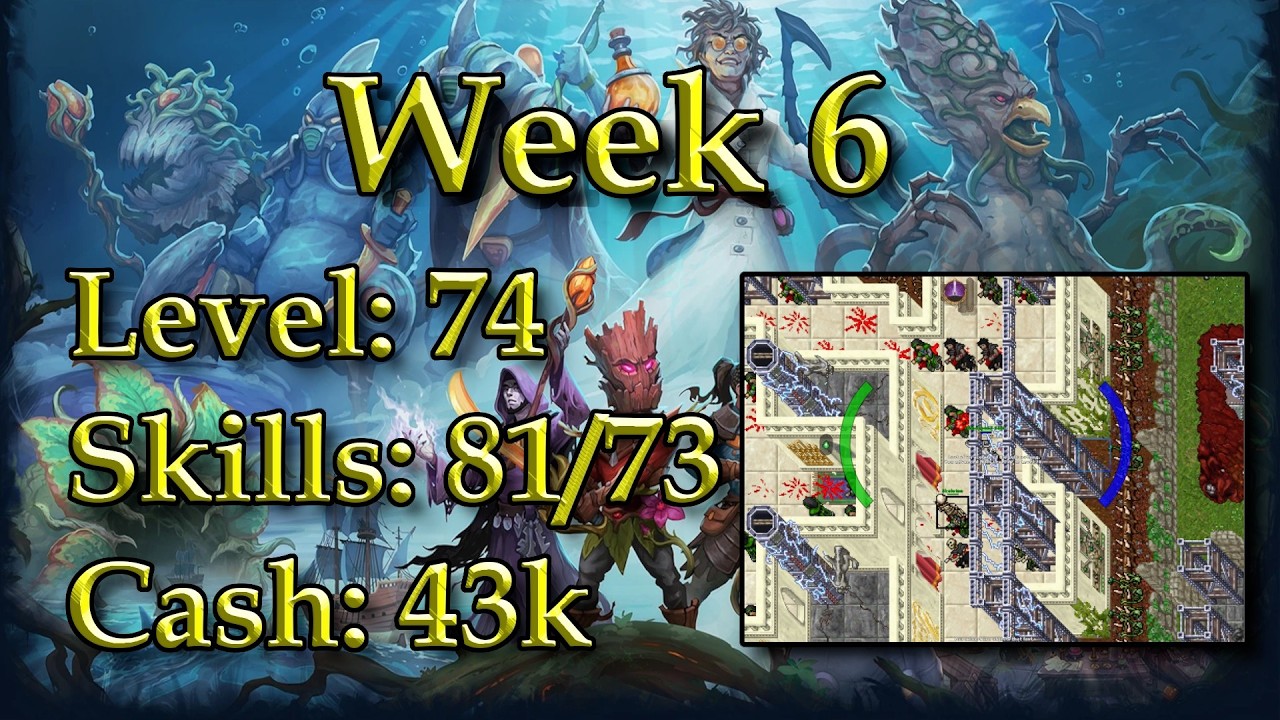 Tibia 1 Hour a Day Progression | Week 6 | Road to Imbuements