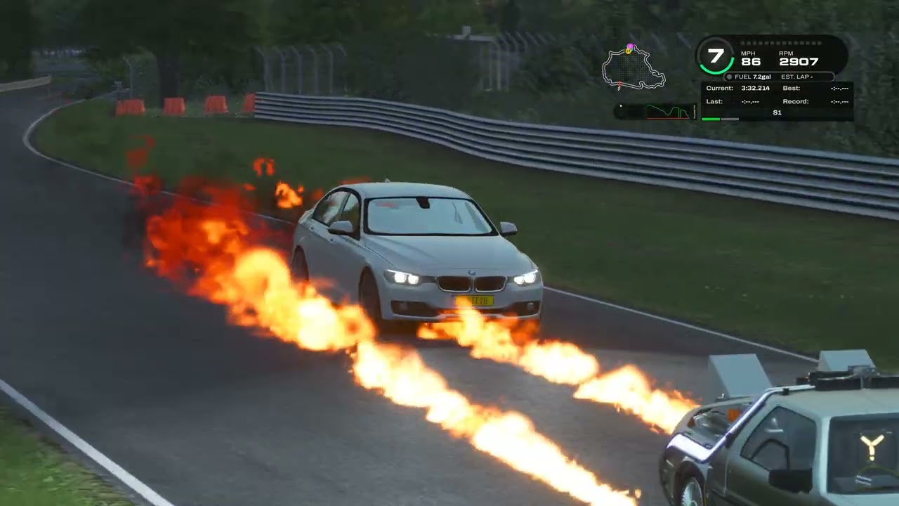 Practicing for the Nürburgring Nordschleife Touristenfahrten in a BMW 328 F30 #nurburgring