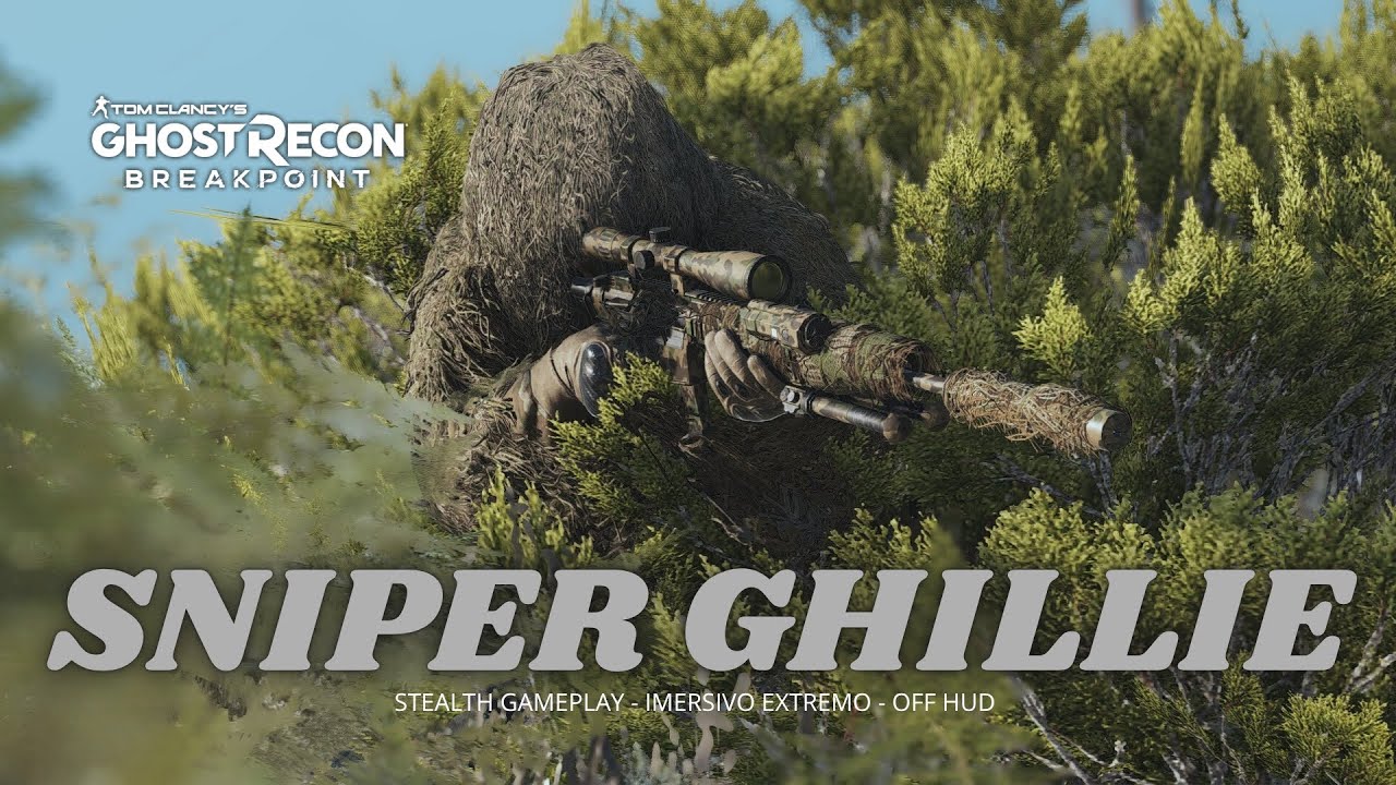 Sniper ghillie - ghost recon breakpoint - milsim gameplay.