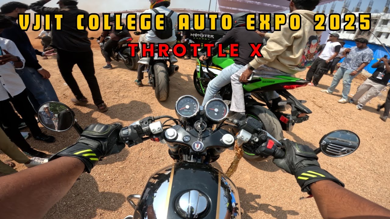 VJIT COLLEGE AUTOEXPO 2025 | SUPERBIKES AND CARS | @rasheedxmode650vlogs6 | @saivenkatchiranjeevi