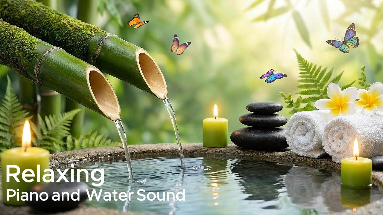 Nature’s Healing Piano | Soft Piano & Water Sounds for Deep Sleep and Relaxation