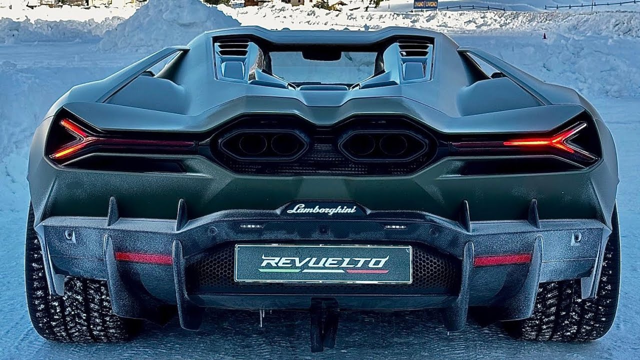 Lamborghini Revuelto Snow driving with Huracan Sterrato | Urus Performante | Huracan STO | 2024