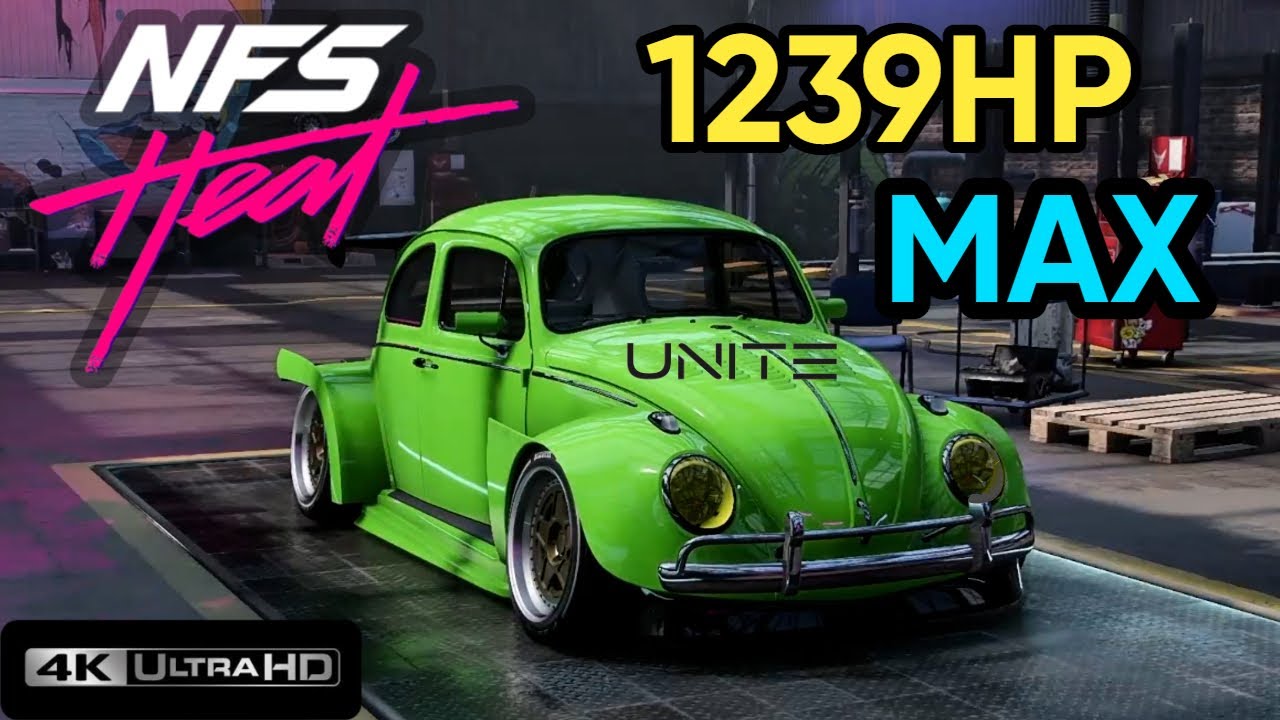 1963 VW Beetle 1200 Type 1 in NFS Heat | Classic Max Build & Customization