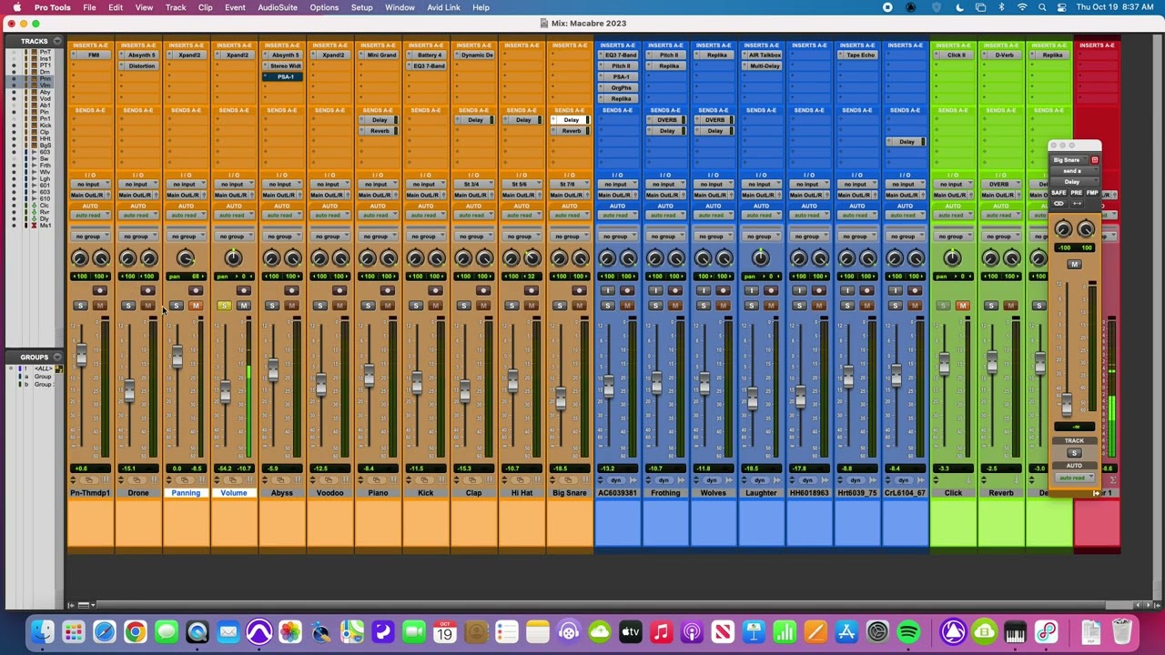 Pro Tools - Automated Volume