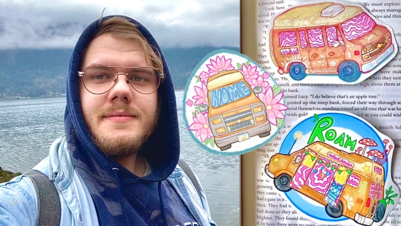Week in my van | Making stickers and travelling Van Isle
