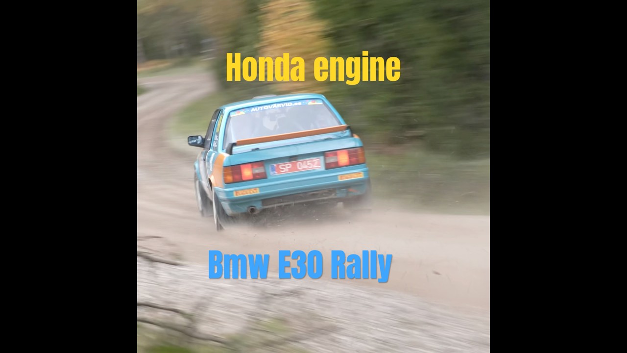 Bmw E30 with Honda K20 engine 