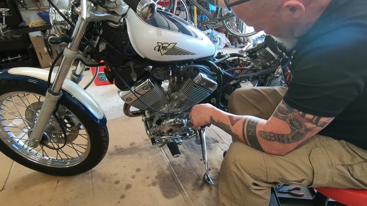 1995 Yamaha Virago XV535 Stator Replacement