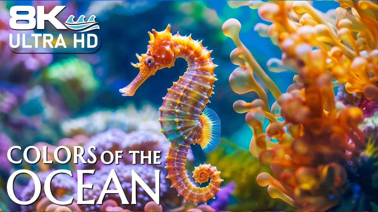 Underwater Wonders 8K – Stunning Marine Life with Calming Ocean Ambience