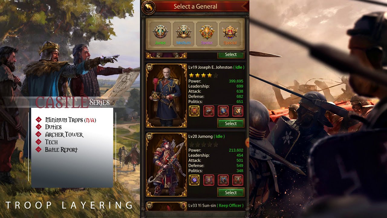 Evony: The King's Return - Troop Layering Guide