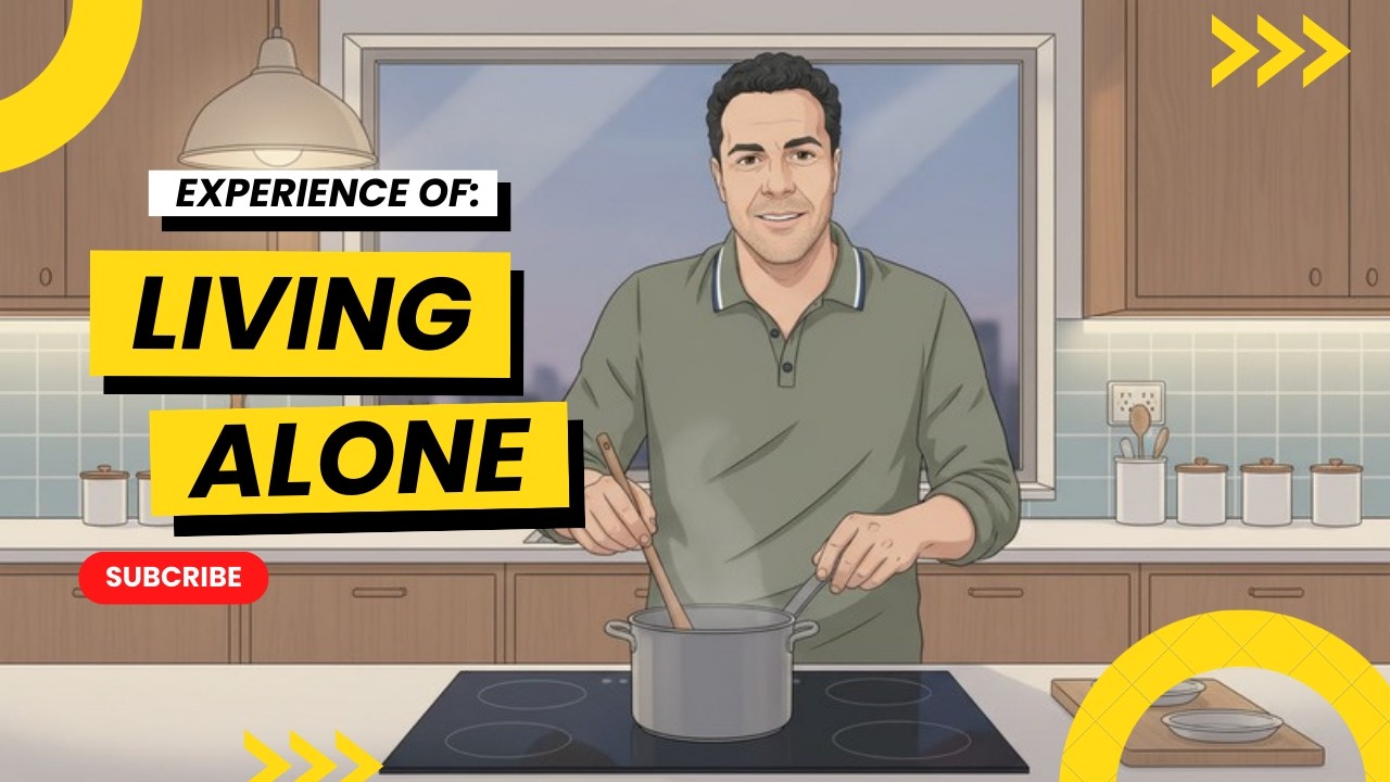EXPERIENCE OF: LIVING ALONE - #easyenglish #learntopodcast #englishlisteningpractice