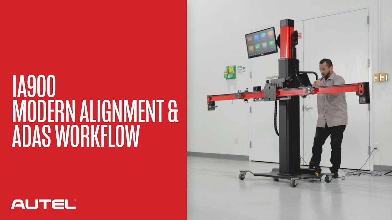 The Modern Alignment & ADAS Workflow | Autel IA900
