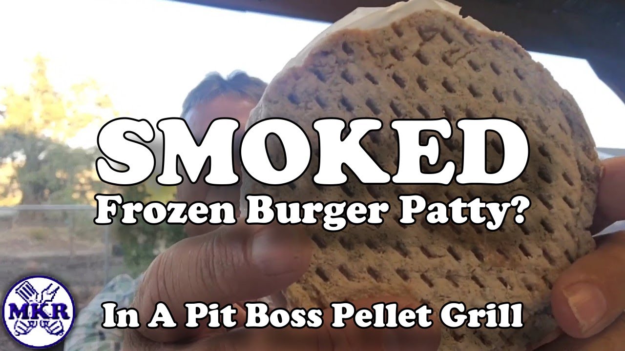Smoked Frozen Burger Patty In A Pit Boss Pellet Grill?