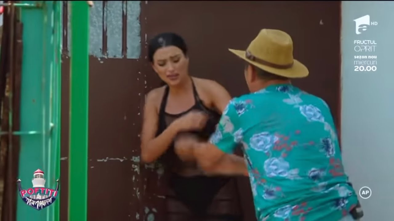 Daniela Crudu terorizata de pui de găina!