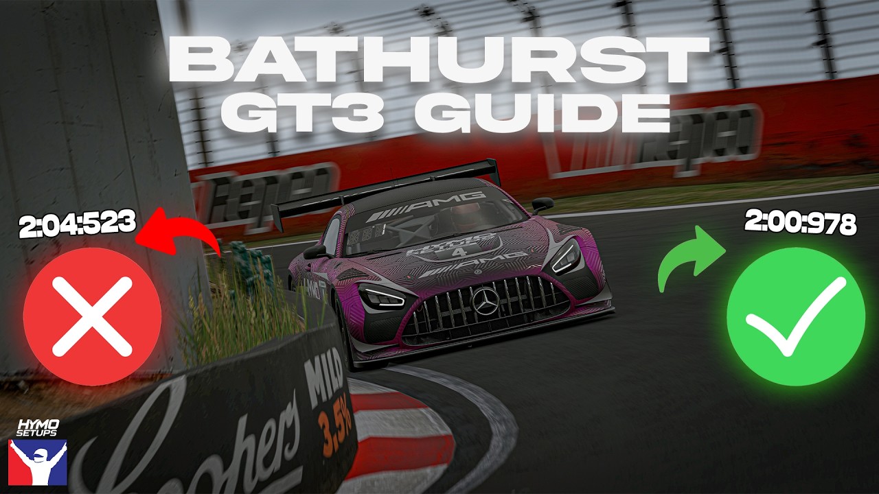 HOW TO DO BATHURST IN iRacing | GT3 Track Guide & Tips