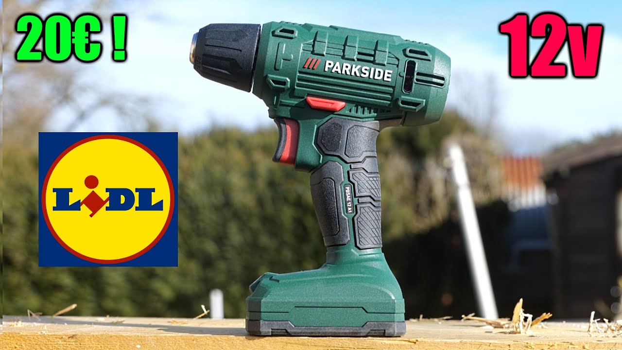 LIDL беспроводная дрель-шуруповерт PARKSIDE PBSAE 12 A1 12V 15Nm 1,5Ah