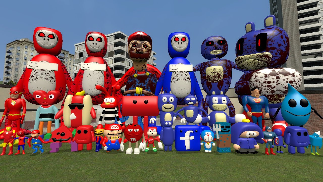 ALL 3D MEMES NEXTBOTS, SANIC CLONES, MEMES IN 3D, 3D NEXTBOTS NEW UPDATE In Garry's Mod #75