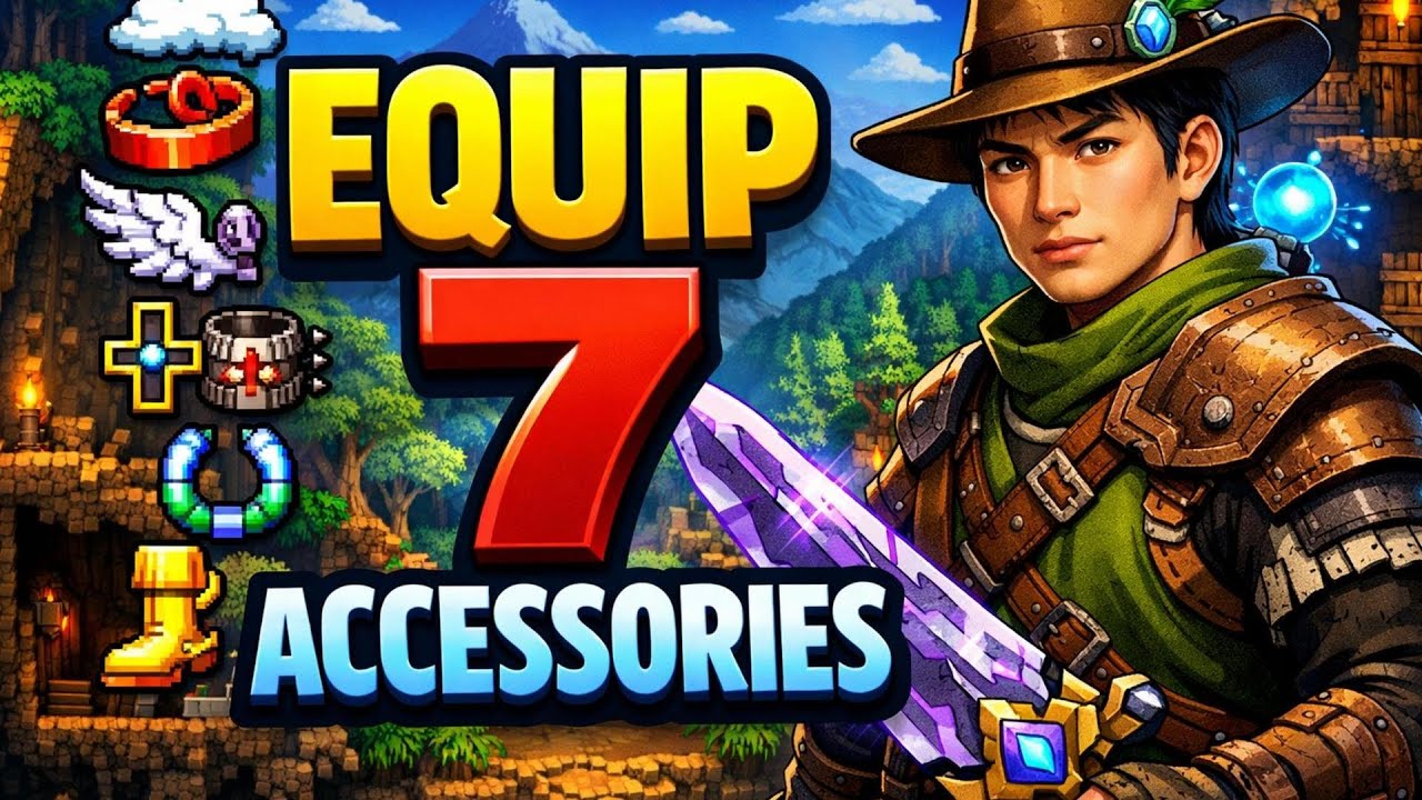How to EQUIP 7 ACCESSORIES in Terraria (Step by Step)