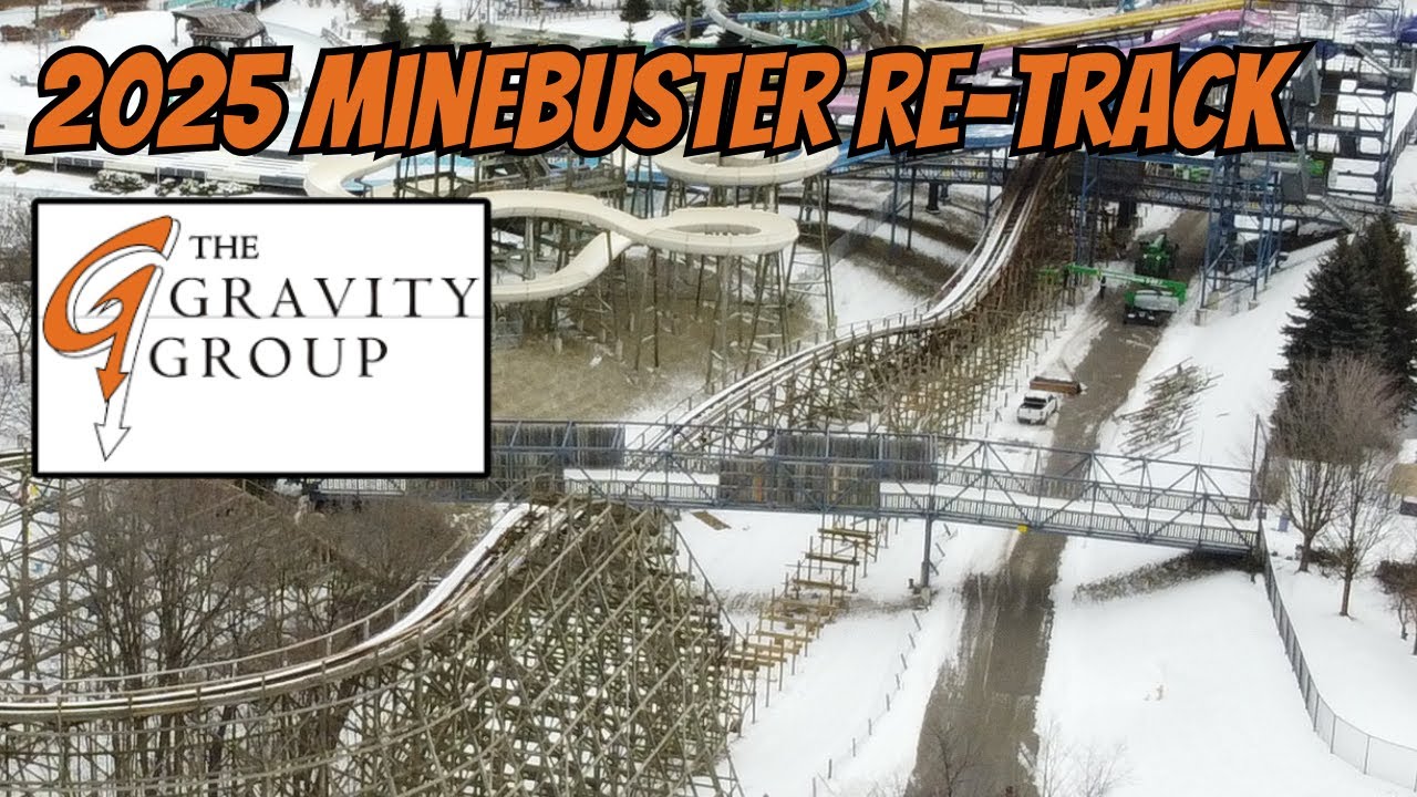 2025 Gravity Group Minebuster Re-track | TWO NEW HILLS | Canada’s Wonderland | Thrill Warrior