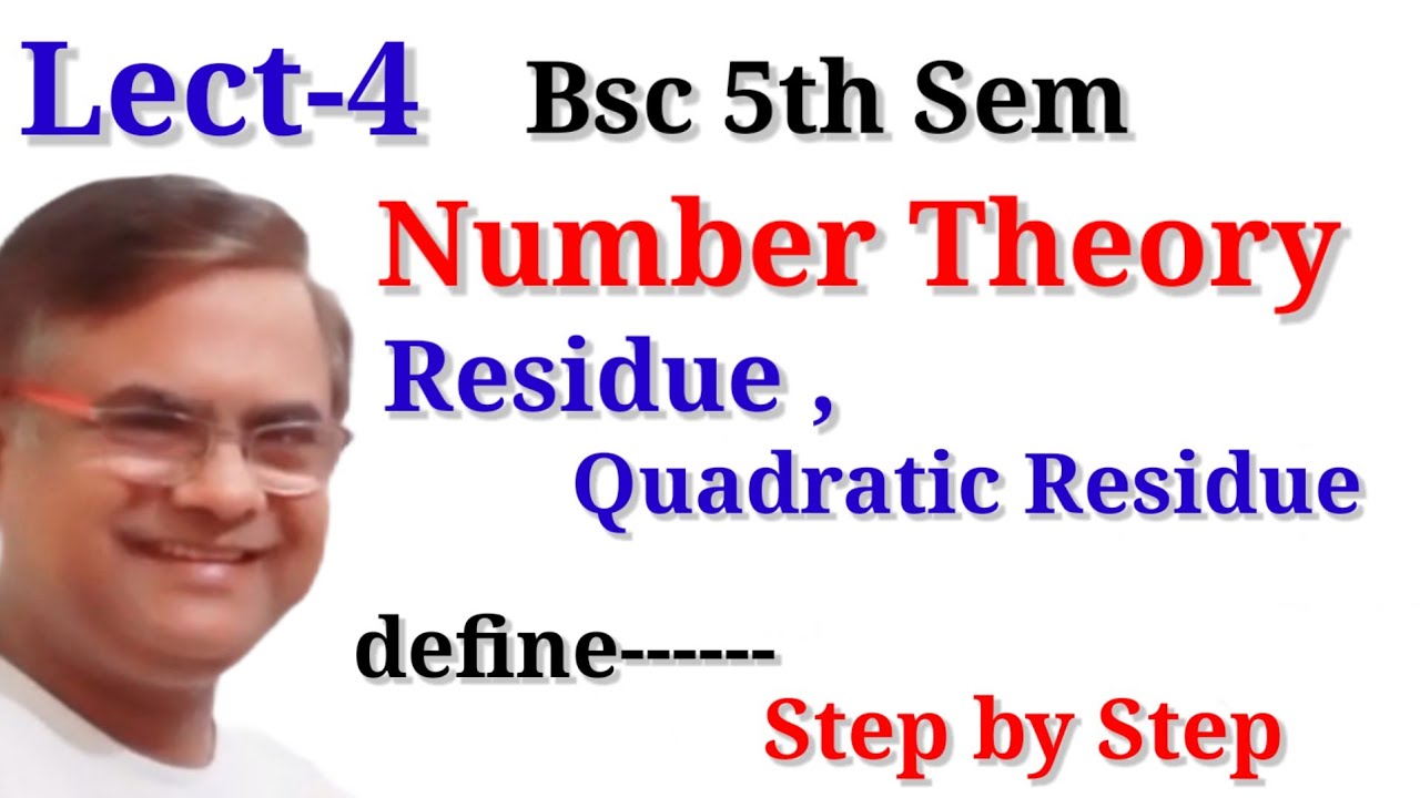 Residue Number Theory || Quadratic Residue Number Theory
