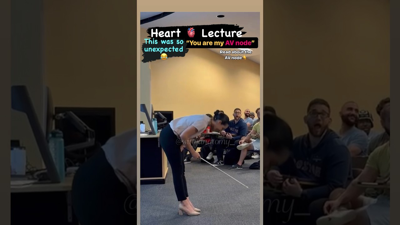 Heart🫀Lecture - AV Node!!! #drbenaduce #anatomy #wittyanatomy #heart