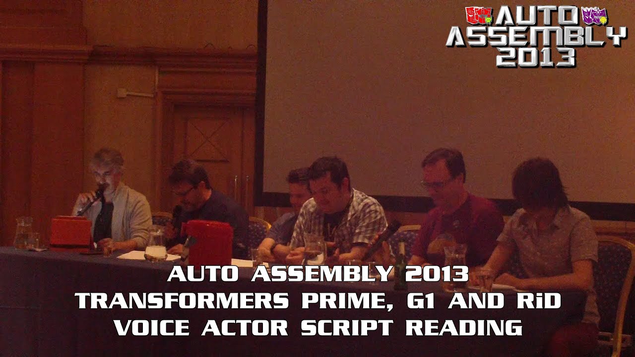 Transformers Prime G1 RiD Script Reading at Auto Assembly 2013
